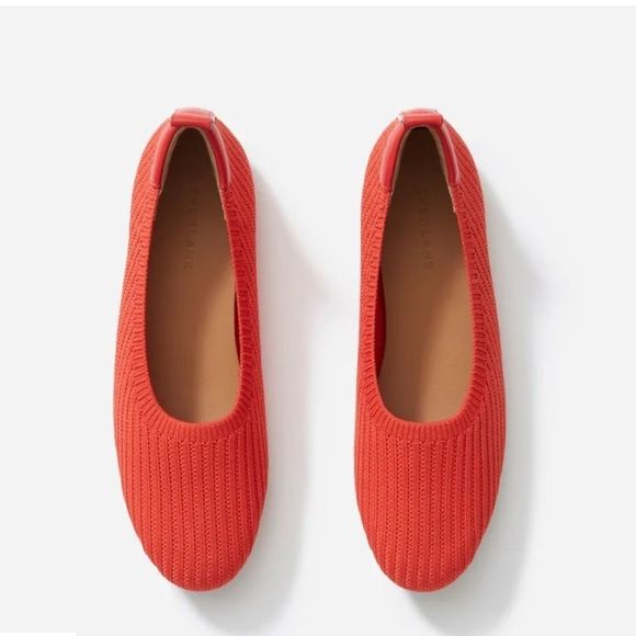 Everlane Shoes - EVERLANE “Day Glove ReKnit” Ribbed Knit Ballet Flats Loafers